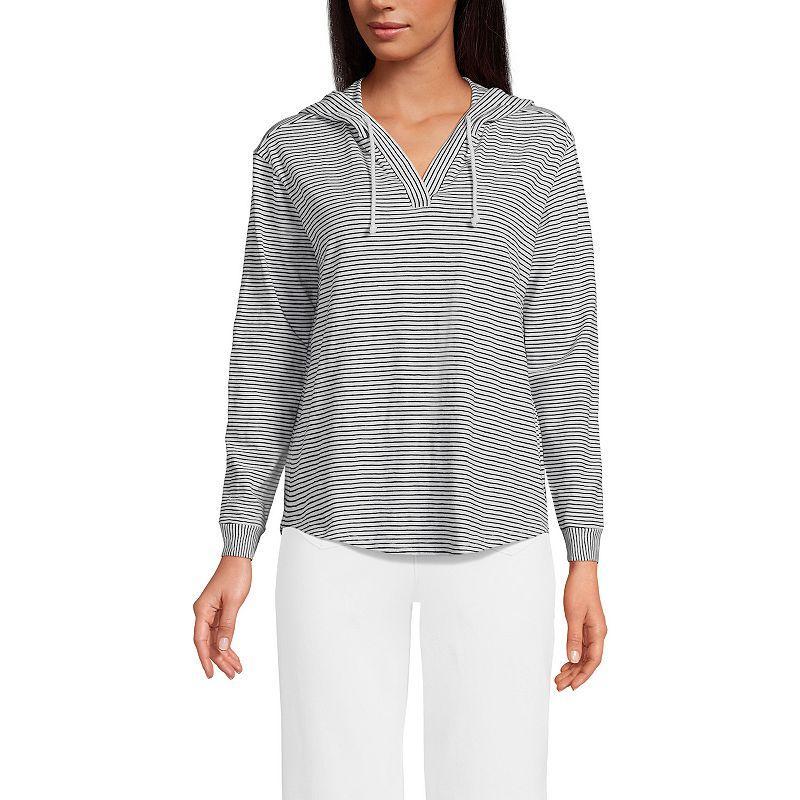 Women's Slub Hooded Popover Product Image