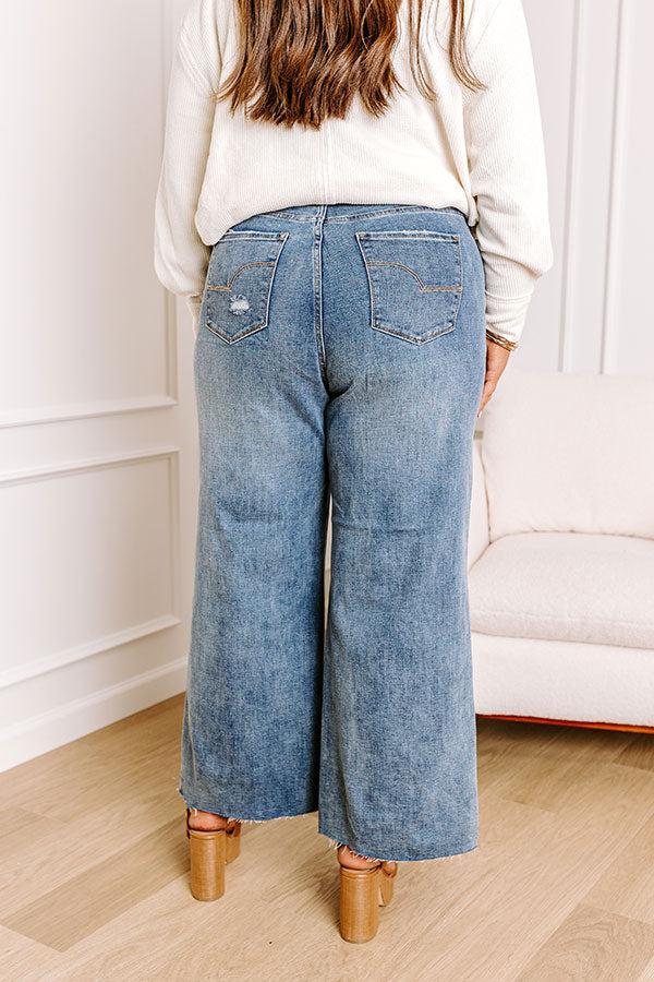 The Adeline High Waist Wide Leg Jean Curves Product Image