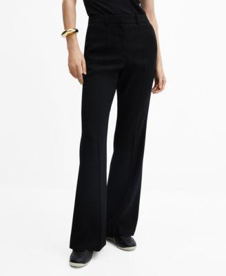 Mango slim flare tailored pants Product Image