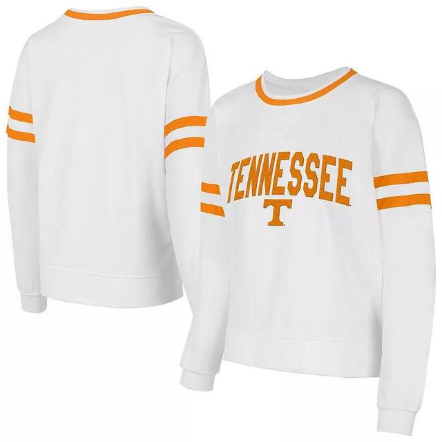 Womens Concepts Sport Tennessee Volunteers Borough French Terry Arch Over Long Sleeve T-Shirt Product Image