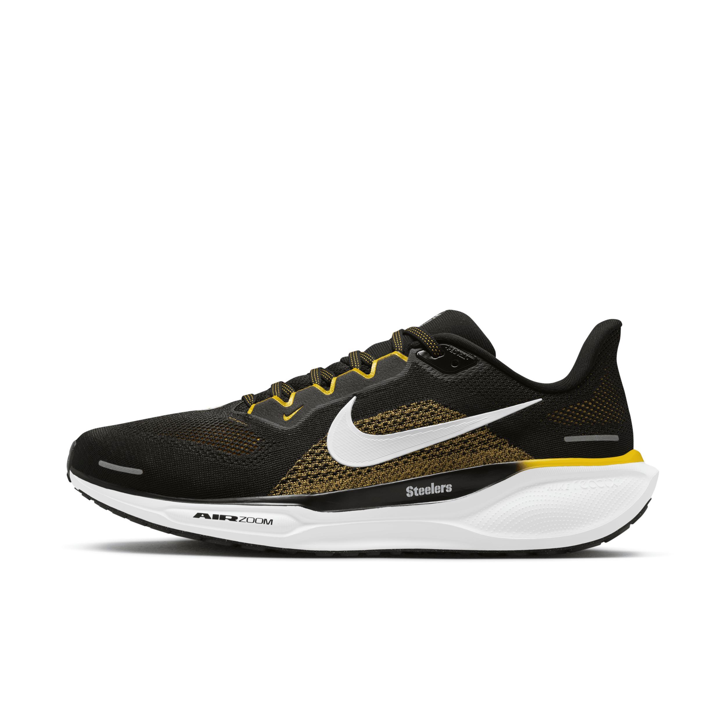 Nike Mens Pegasus 41 NFL Pittsburgh Steelers Road Running Shoes Product Image