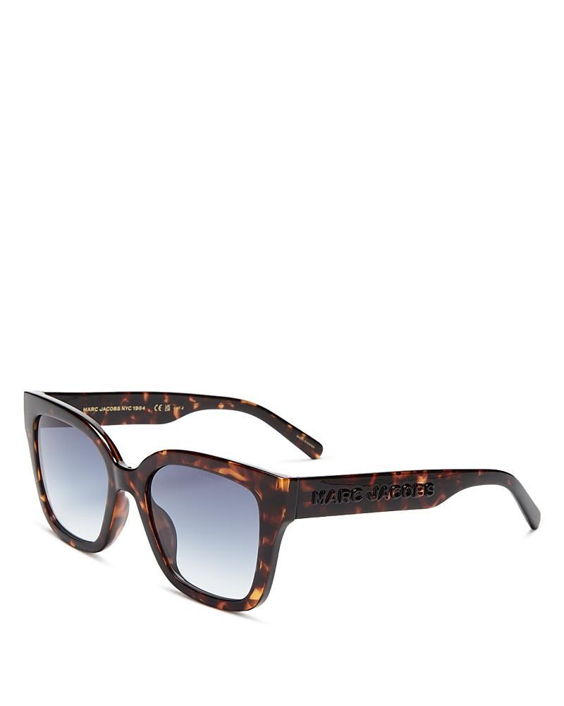 Marc Jacobs 53mm Gradient Polarized Square Sunglasses Product Image