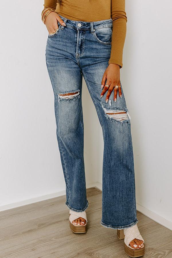 Risen Miranda High Waist Straight Leg Jean Product Image