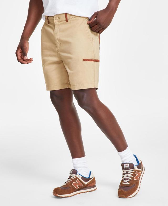 Sun + Stone Mens Derek Nomad Four-Pocket 7 Shorts, Created for Macys Product Image