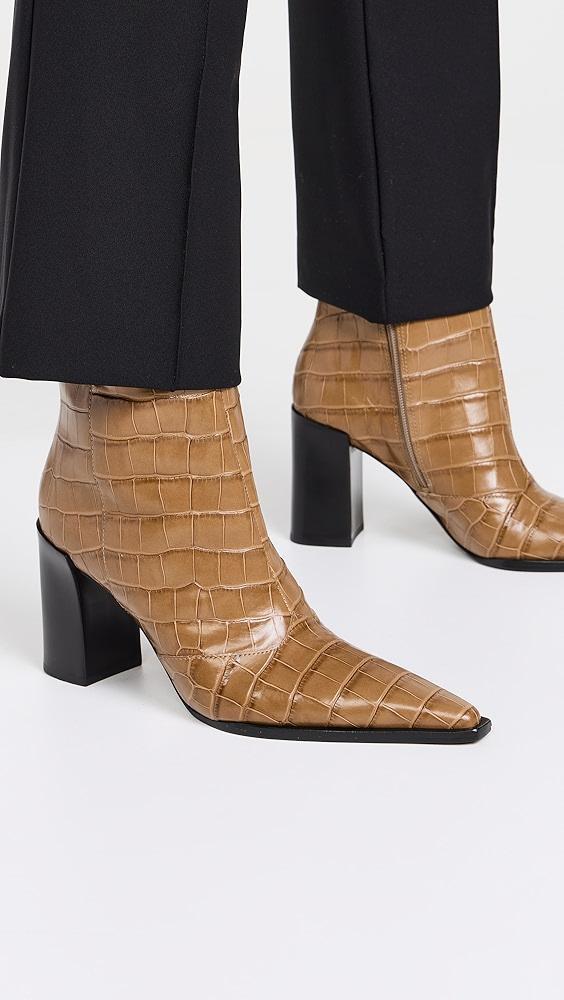 Schutz Raffaela Croco Booties | Shopbop Product Image