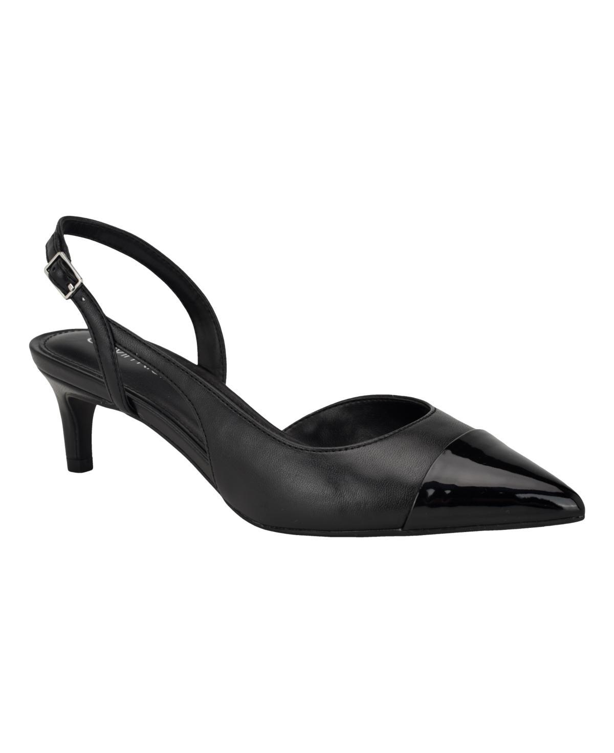 Calvin Klein Womens Dasta Pointy Toe Slingback Dress Pumps Product Image