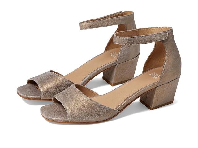 Eileen Fisher Viva Nubuck Ankle Strap Dress Sandals -  8.5M Product Image