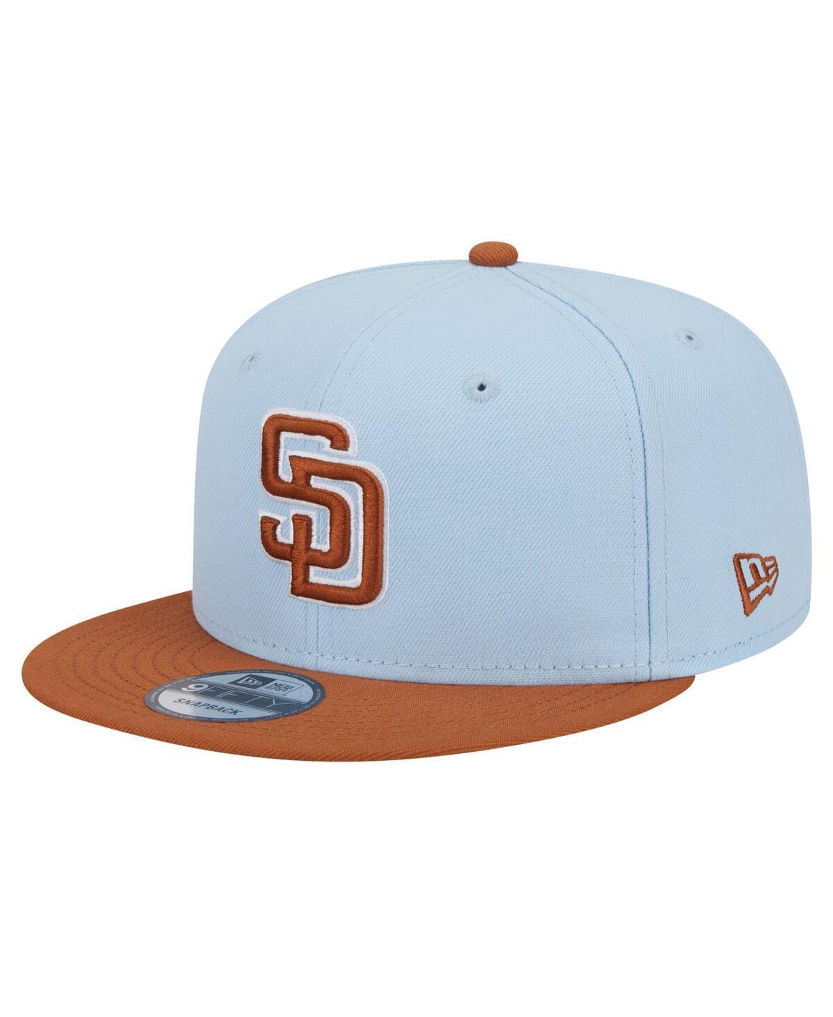 Mens New Era San Diego Padres Spring Color Two-Tone 9FIFTY Snapback Hat Product Image