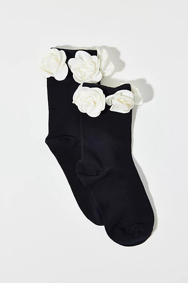 Casa Clara Paris Roses Sock Womens at Urban Outfitters Product Image