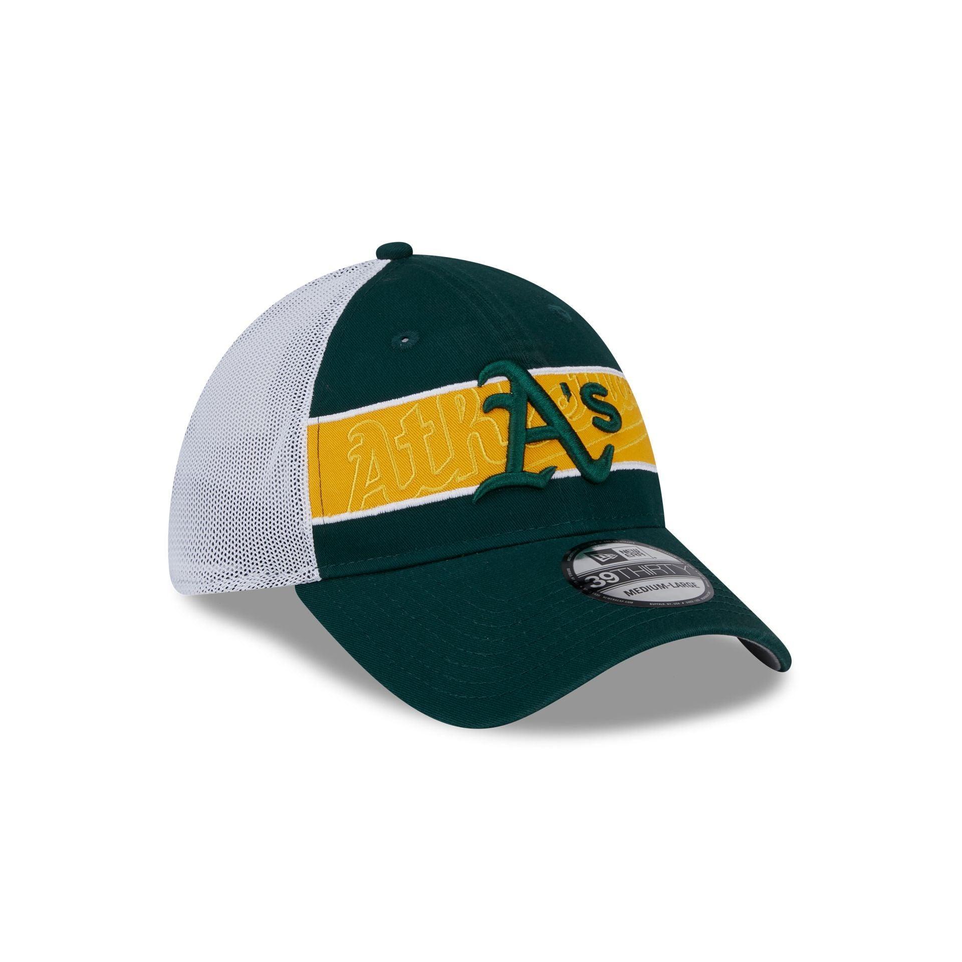 Oakland Athletics Banded 39THIRTY Stretch Fit Hat Male Product Image