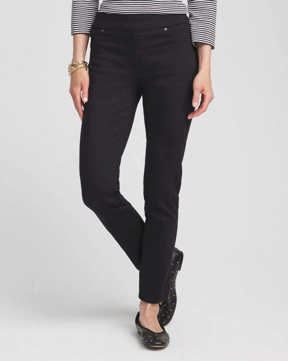 Women's Denim Pull-On Ankle Jeggings product image