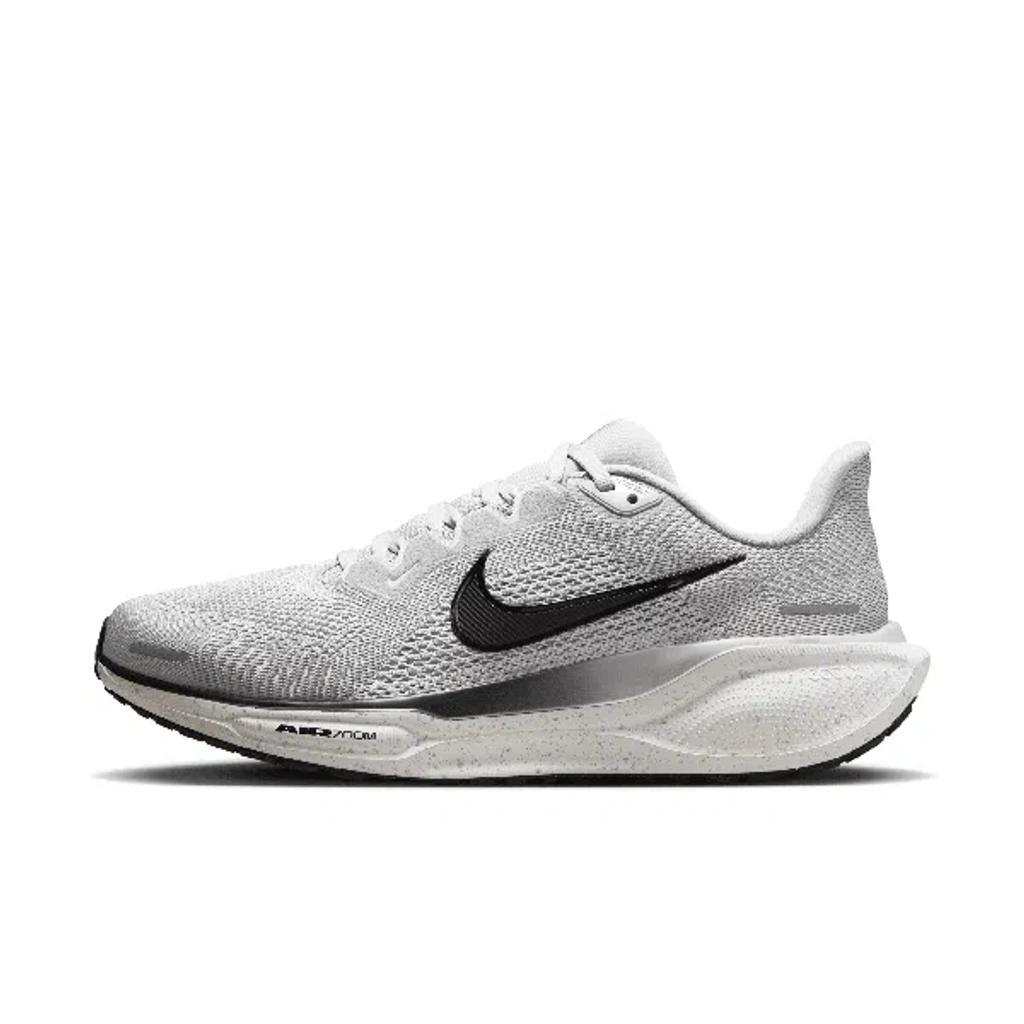 NIKE Women's Pegasus 41 Road Running Shoes In Light Smoke Grey/black Product Image