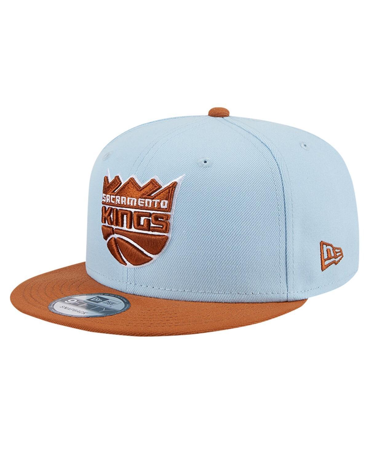 Mens New Era /Brown Sacramento Kings 2-Tone Color Pack 9FIFTY Snapback Hat Product Image