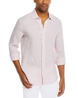 The Mens Store at Bloomingdales Linen Regular Fit Button Down Shirt - Exclusive Product Image