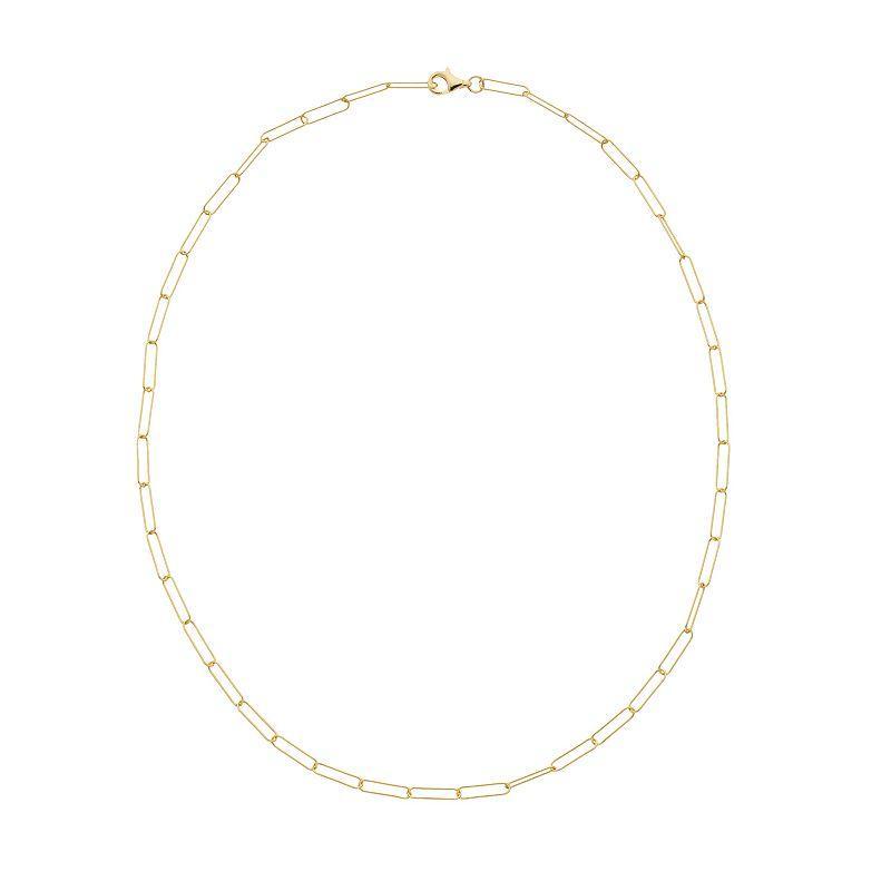 Adornia Link Chain Necklace, Womens, Gold Tone Product Image