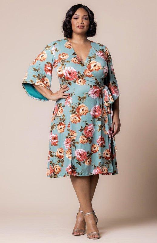 Gemini Wrap Dress - Plus product image