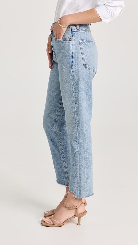 AGOLDE Riley High Rise Straight Crop Jeans | Shopbop Product Image