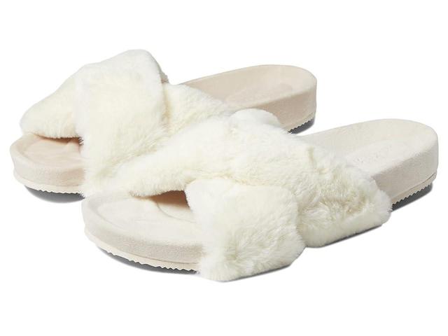 Polo Ralph Lauren Elenore Crossband Slide (Cream) Women's Shoes Product Image