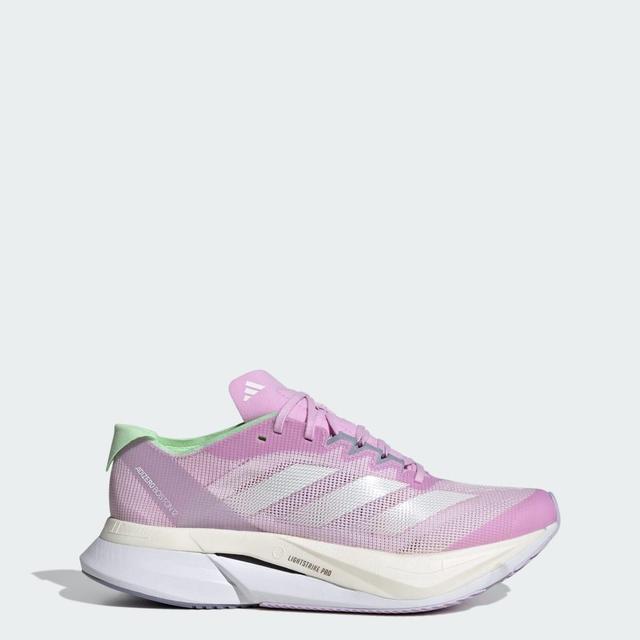 adidas Adizero Boston 12 Running Shoes Arctic Night 8.5 Womens Product Image