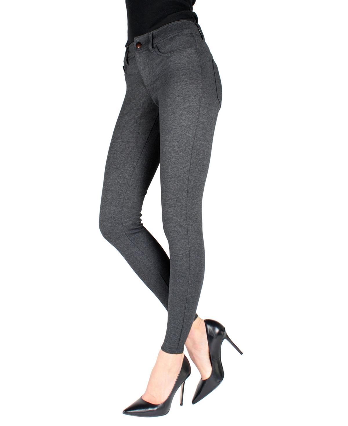 MeMoi Womens Pants-Style Ponte Basic Pocket Leggings Product Image