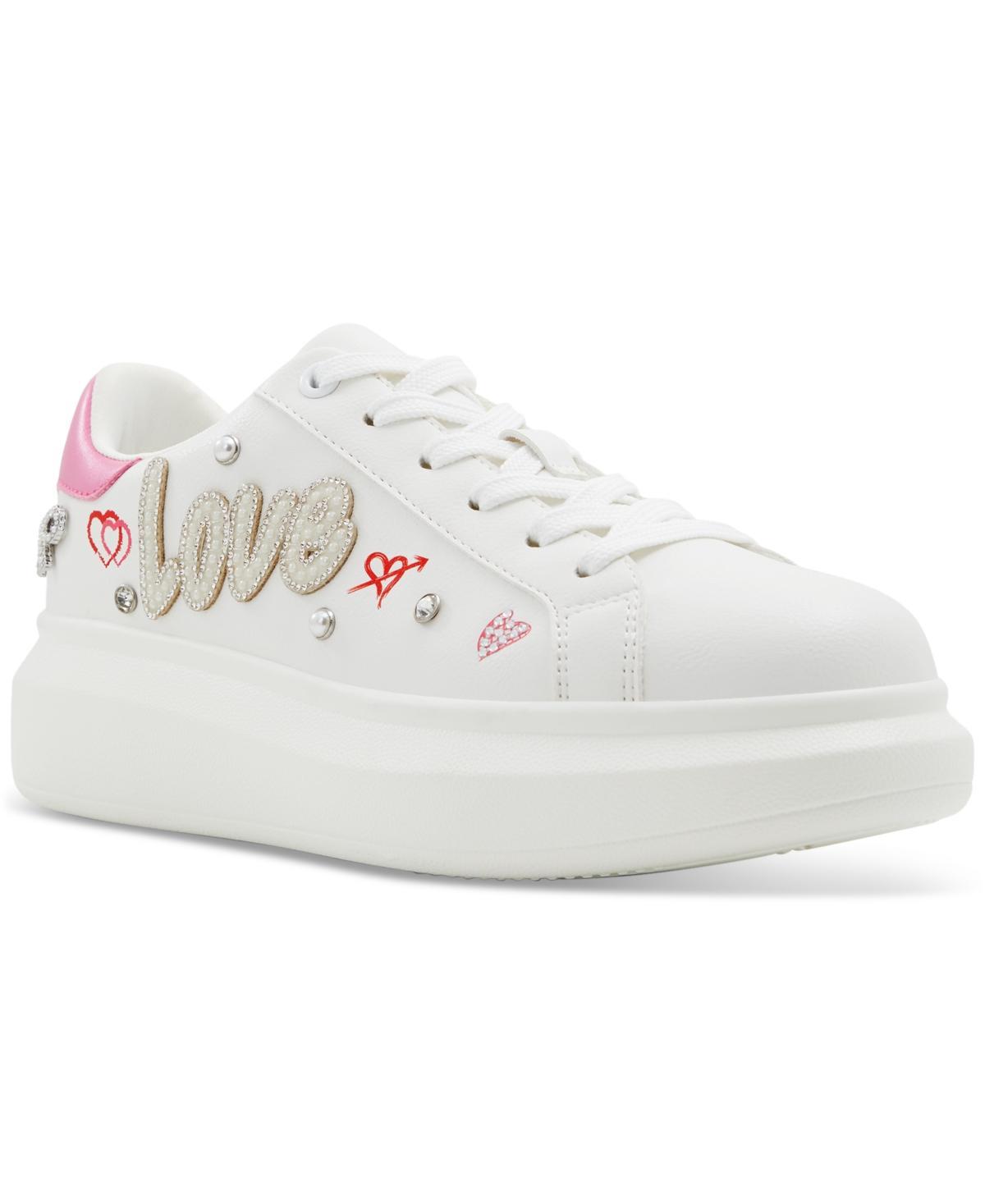 Aldo Womens Loverly Lace-Up Platform Sneakers Product Image