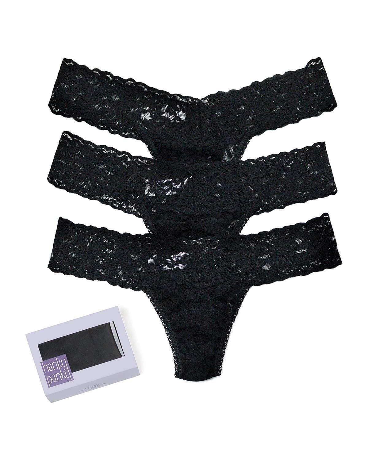 Hanky Panky 3-Pack Low Rise Thong Product Image