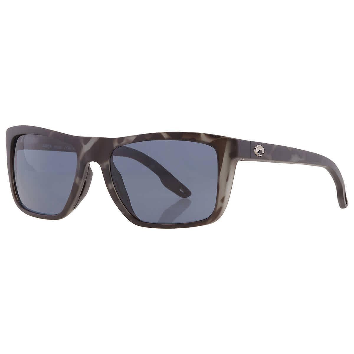 Costa Del Mar Mainsail 55mm Mirrored Polarized Rectangular Sunglasses Product Image