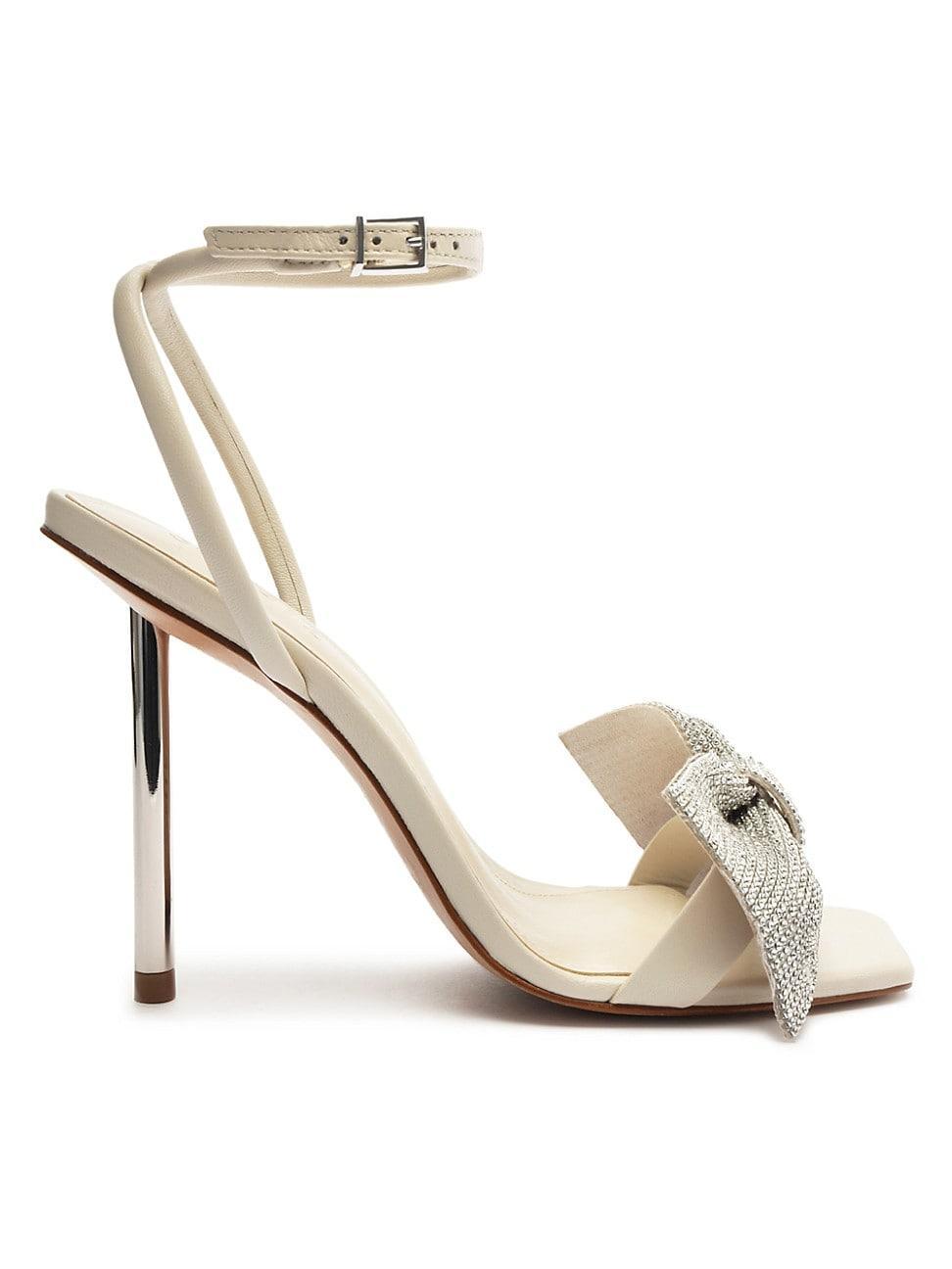 Schutz Mila Sandal in Ivory. Size 10, 8.5, 9.5. Product Image