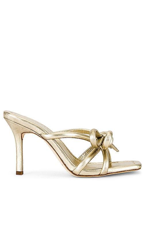 Womens Margi Bow Metallic Leather Sandals Product Image