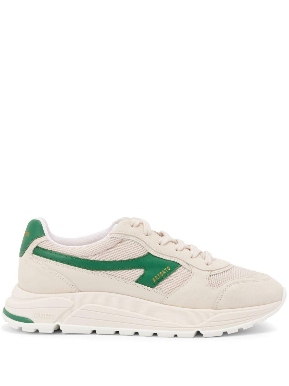 AXEL ARIGATO Beige & Green Rush-a Sneakers In Neutrals Product Image