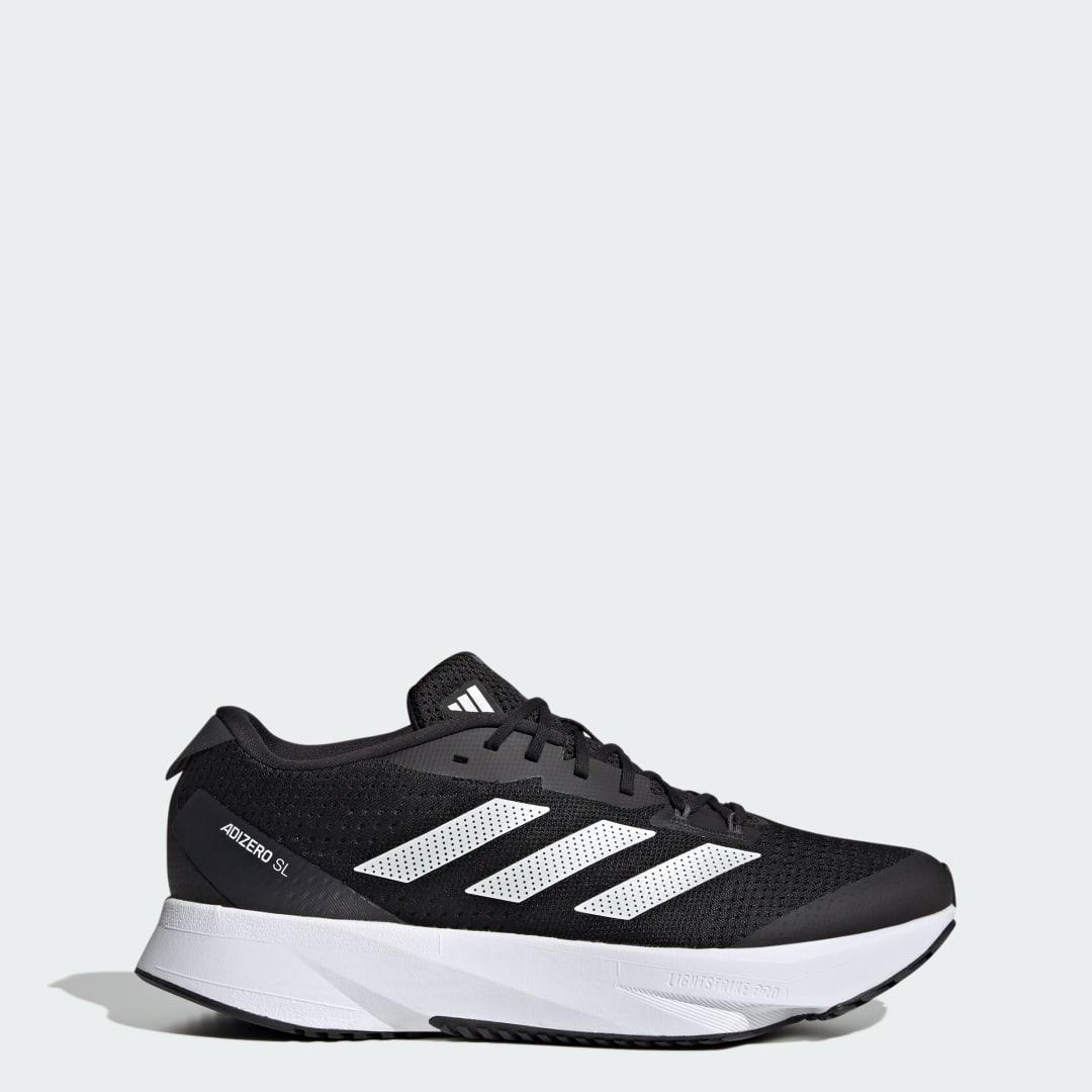 adidas Adizero SL Wide Lightstrike Running Shoes Core Black 11.5 Mens Product Image