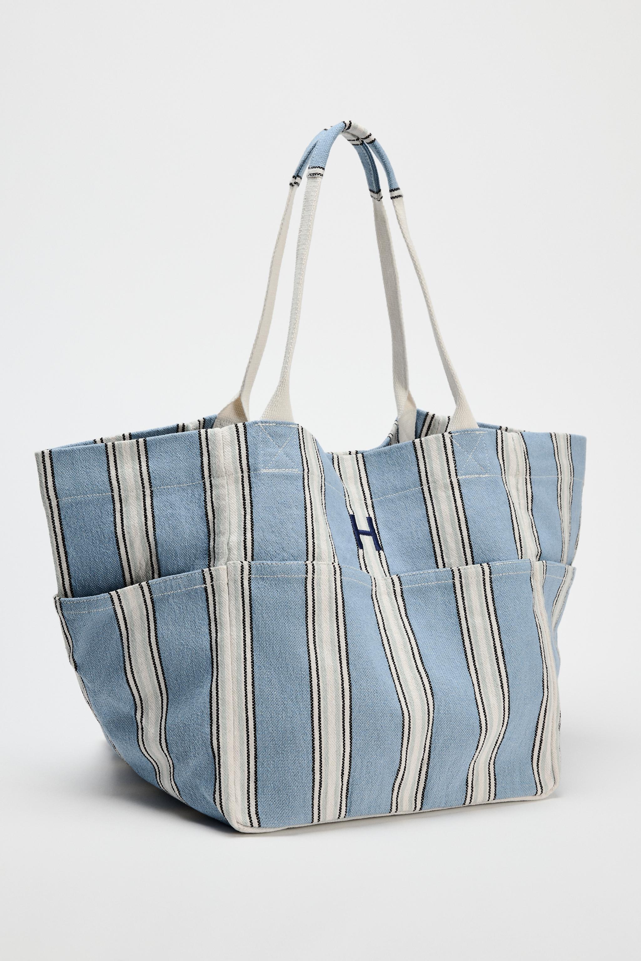 STRIPED SHOPPER BAG Product Image