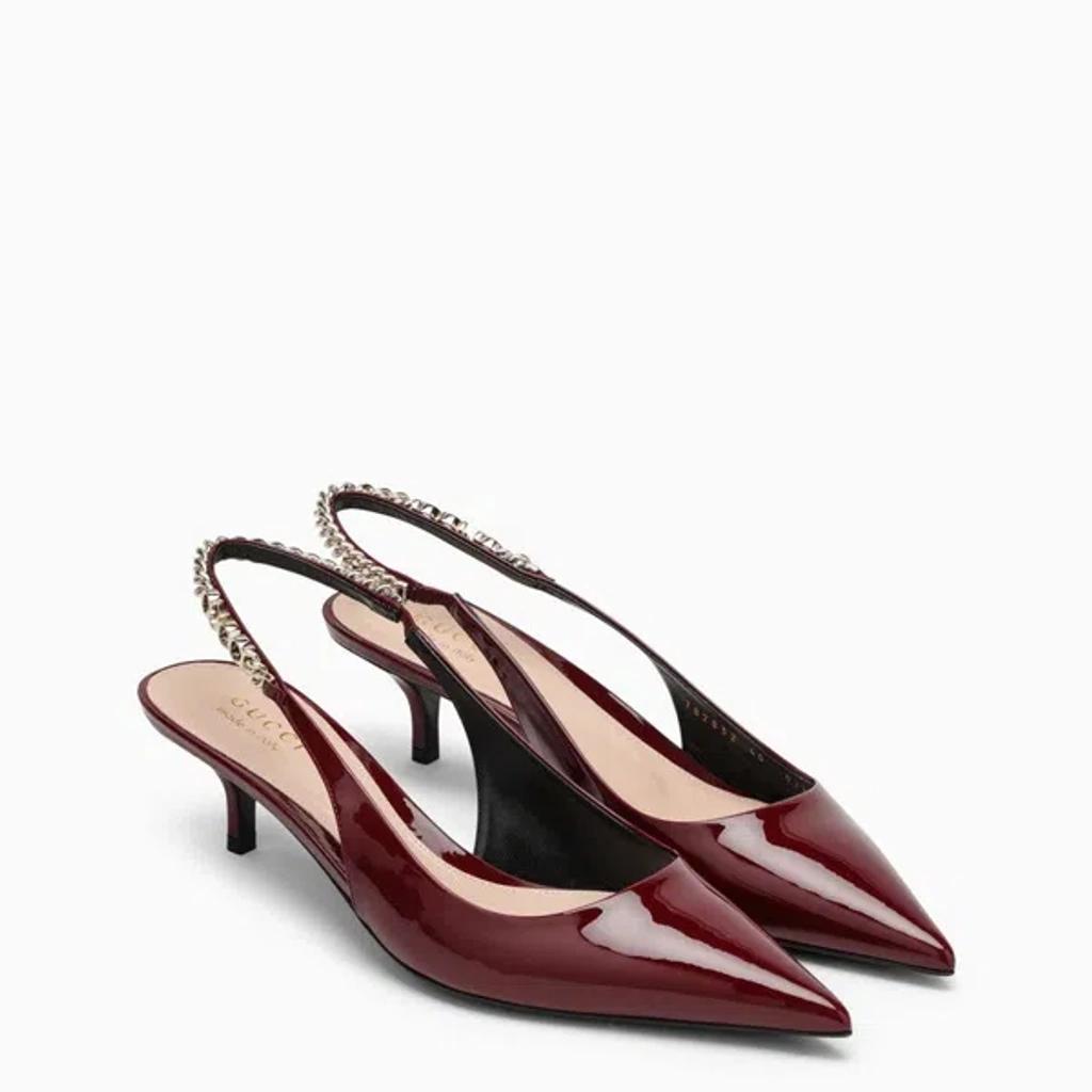 Signoria Slingback Pump In Red Product Image