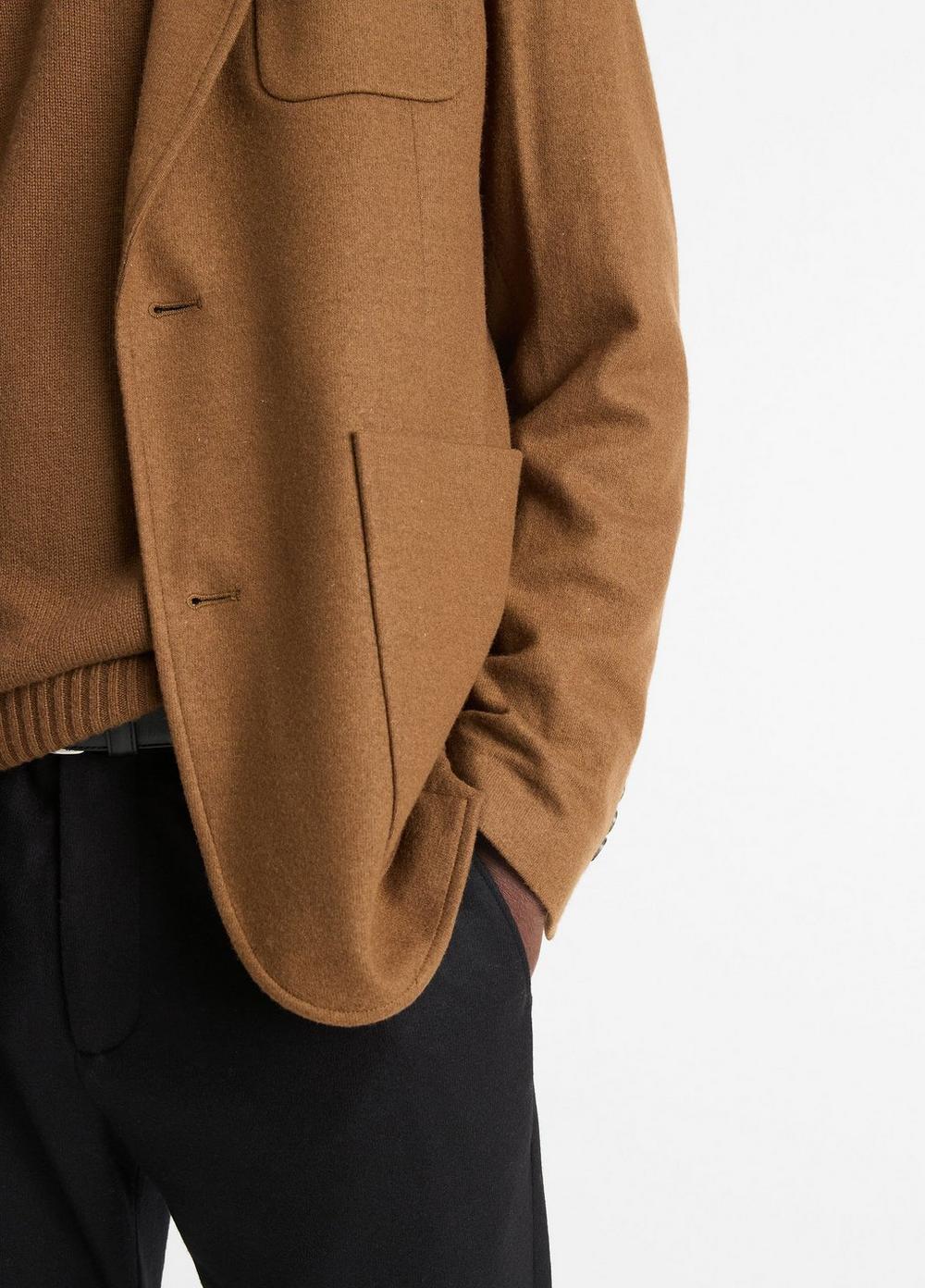 Italian Wool-Blend Blazer Product Image