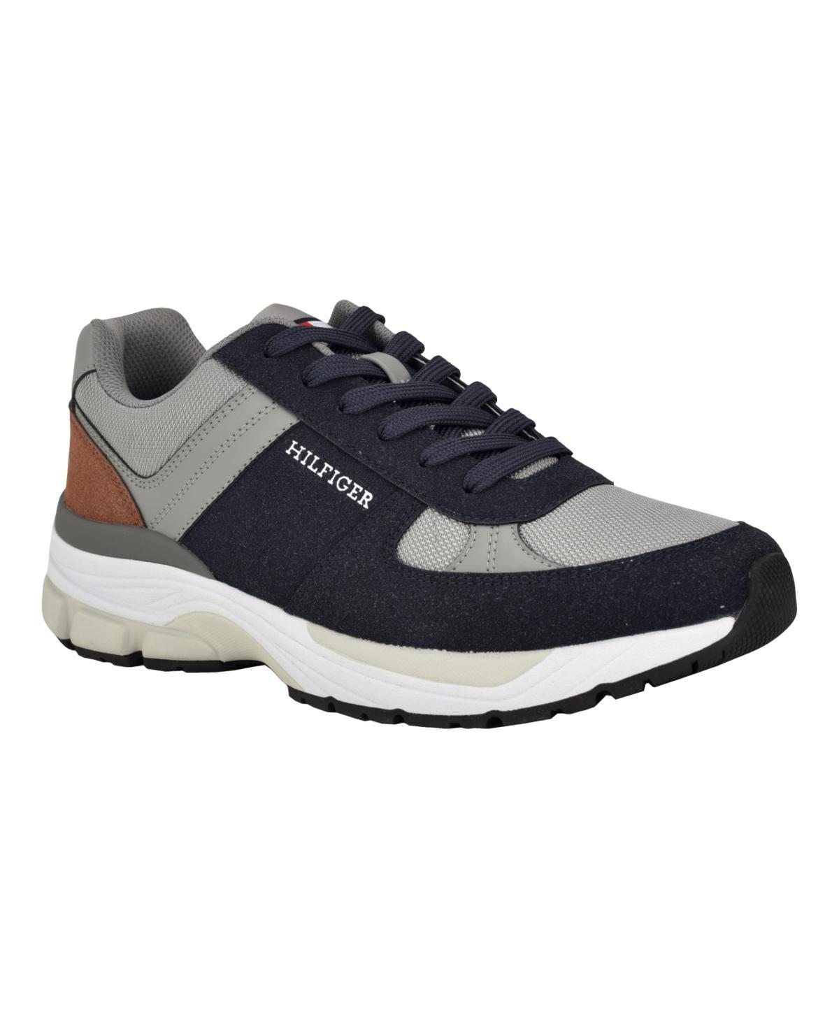 Tommy Hilfiger Mens Paver Fashion Lace Up Sneakers - Navy Product Image