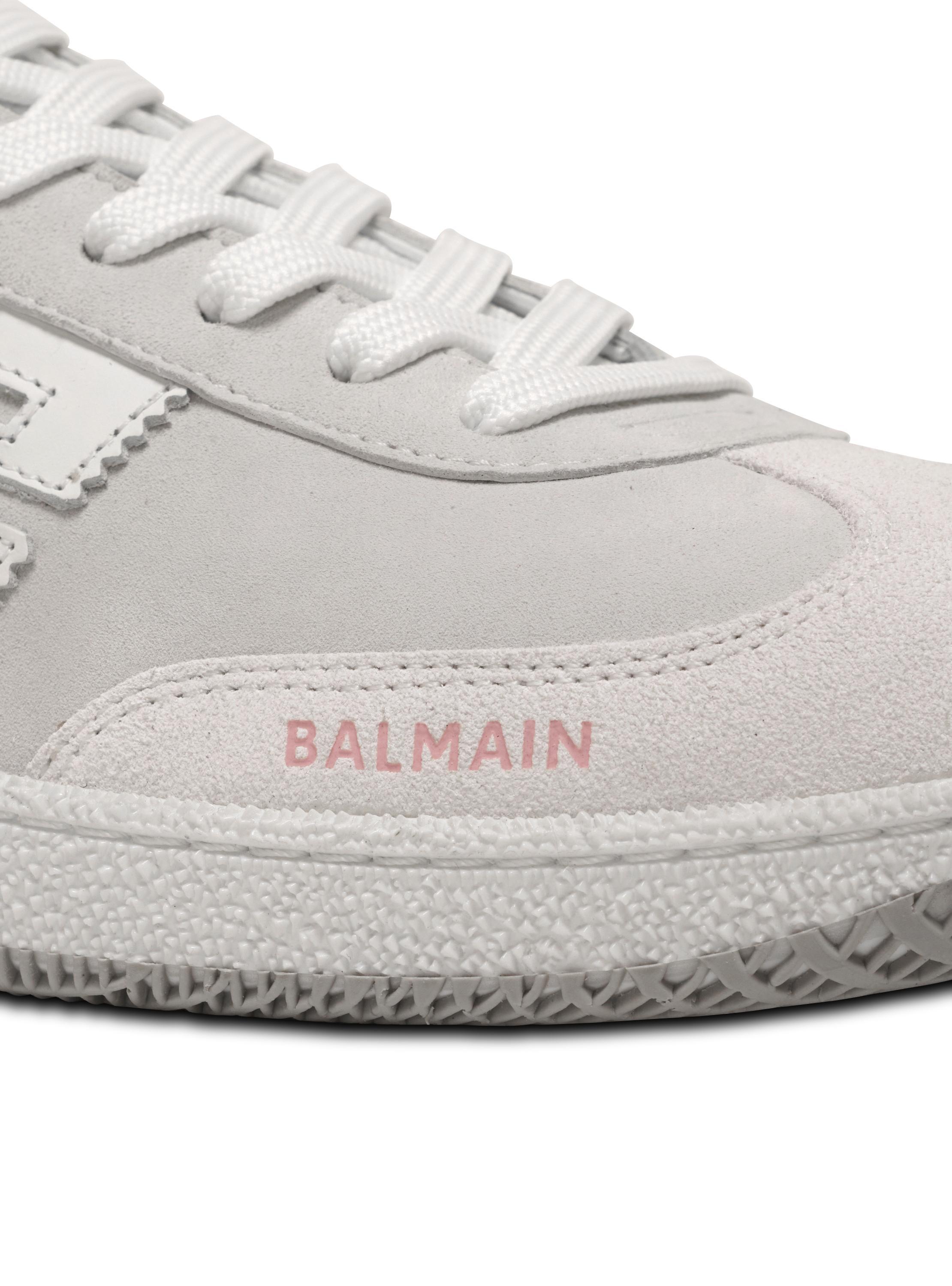 Balmain Swan sneakers in calfskin and suede Product Image