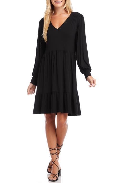 Karen Kane Long Sleeve Tiered Dress Product Image