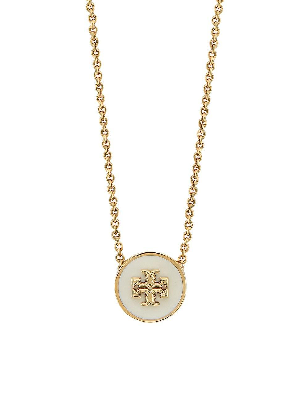 Tory Burch Kira Enamel Pendant Necklace Product Image