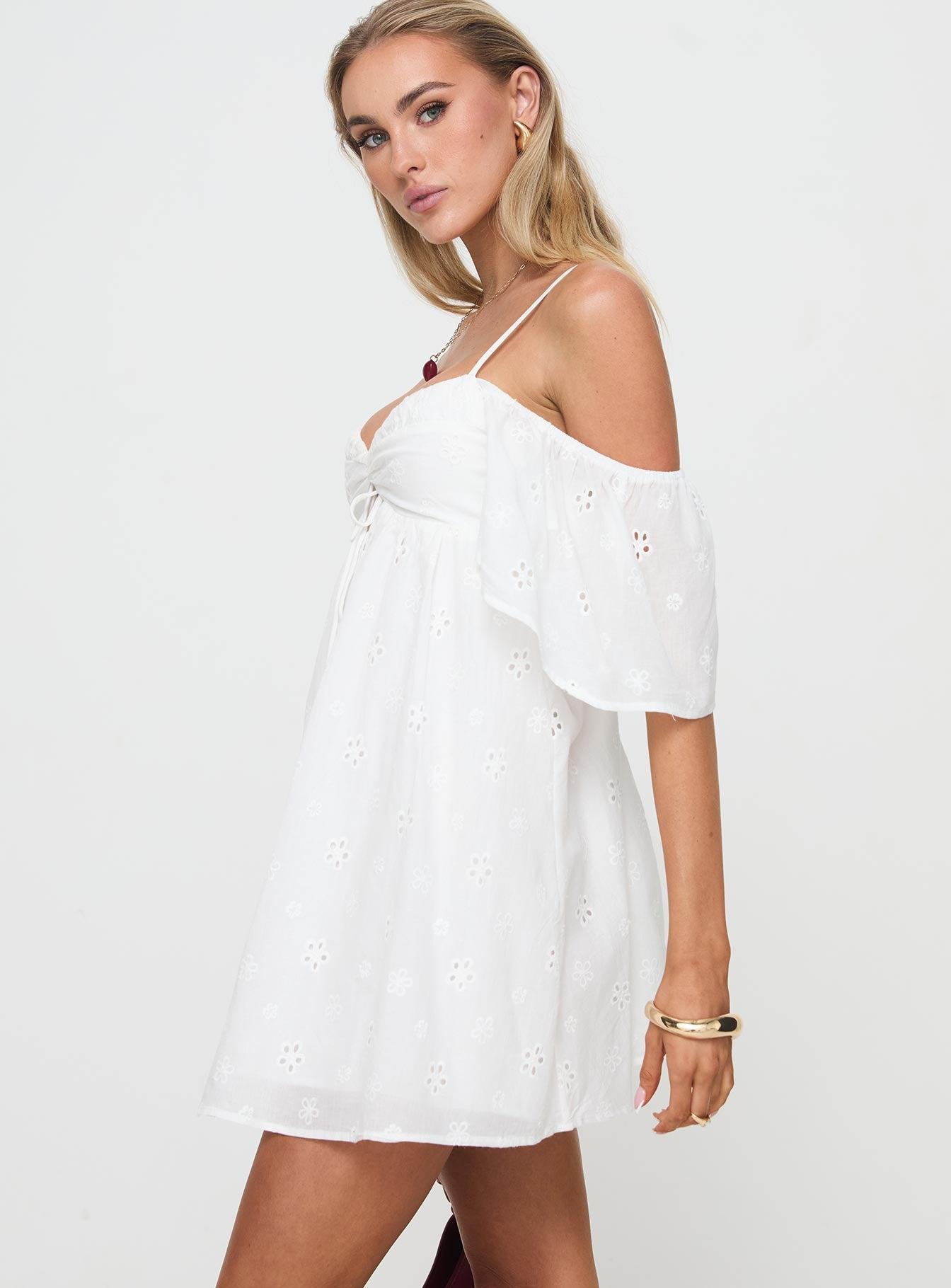 Cene Mini Dress White Product Image