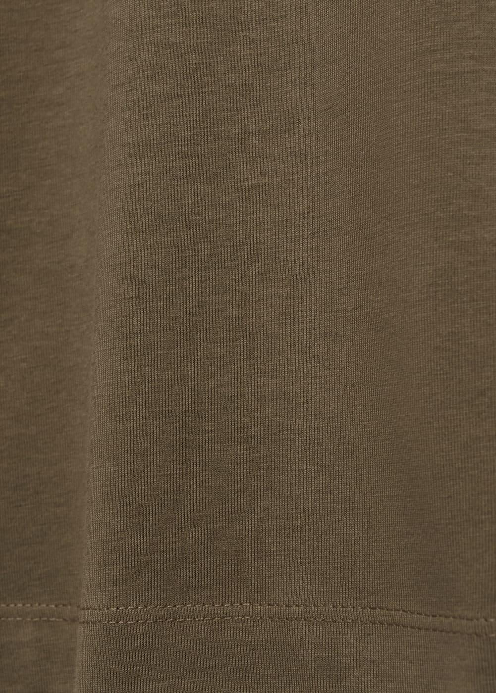 MANGO MAN - Basic cotton stretch T-shirt medium brownMen Product Image