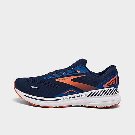 Brooks Mens Brooks Adrenaline GTS 23 - Mens Shoes Peacoat/Orange/Surf The Web Product Image