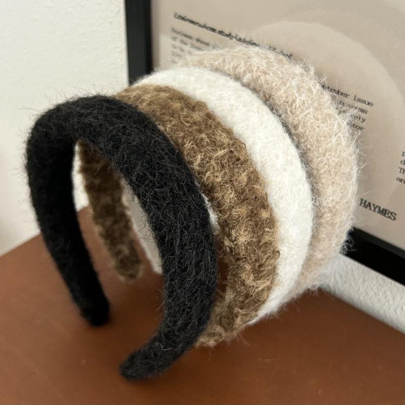 Plain Fuzzy Headband Product Image