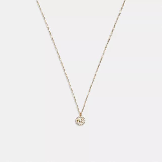 Signature Crystal Pearl Pendant Necklace Product Image