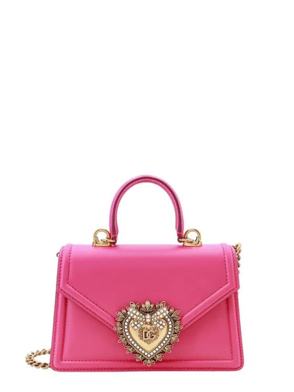 Leather Devotion Shoulder Bag In Pink Product Image