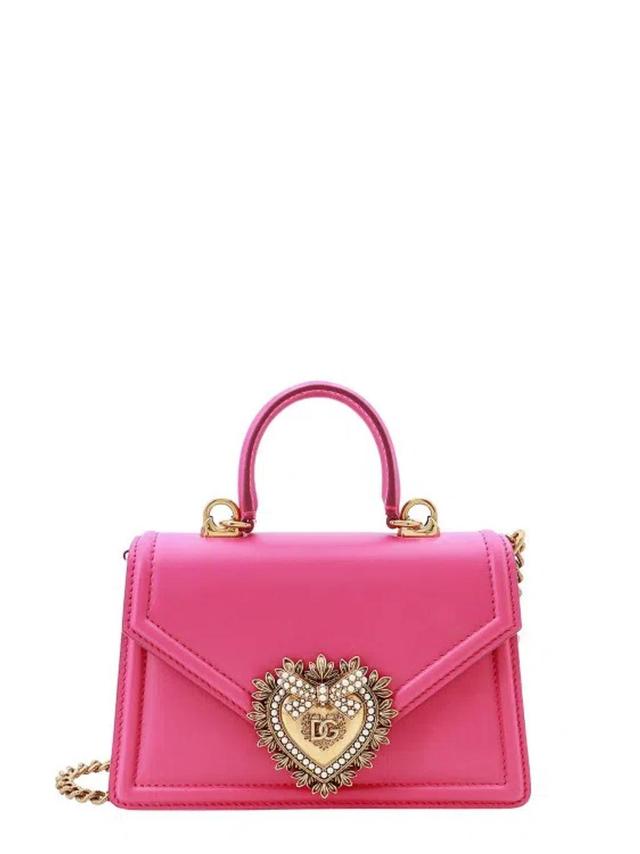 Leather Devotion Shoulder Bag In Pink Product Image