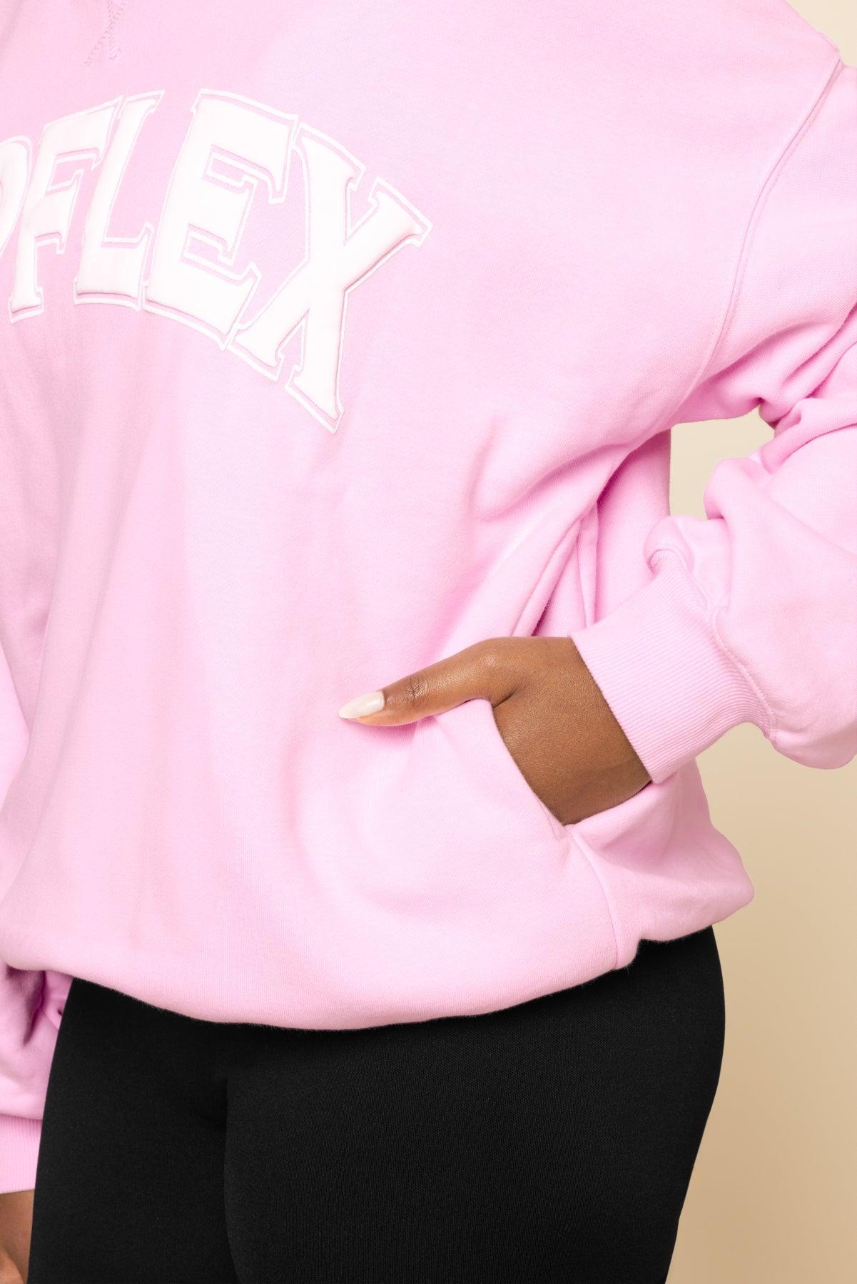 POPFLEX® Cloud Crewneck Sweater - Pink Crush Product Image