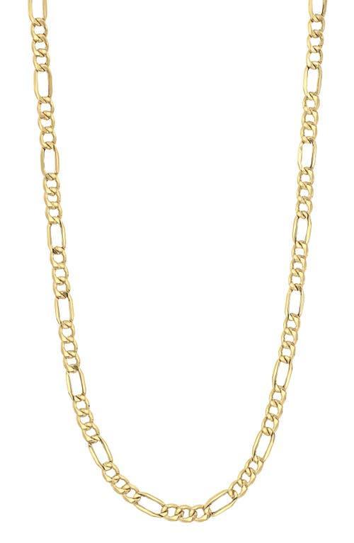 Bony Levy Mens 14K Gold Figaro Chain Necklace Product Image