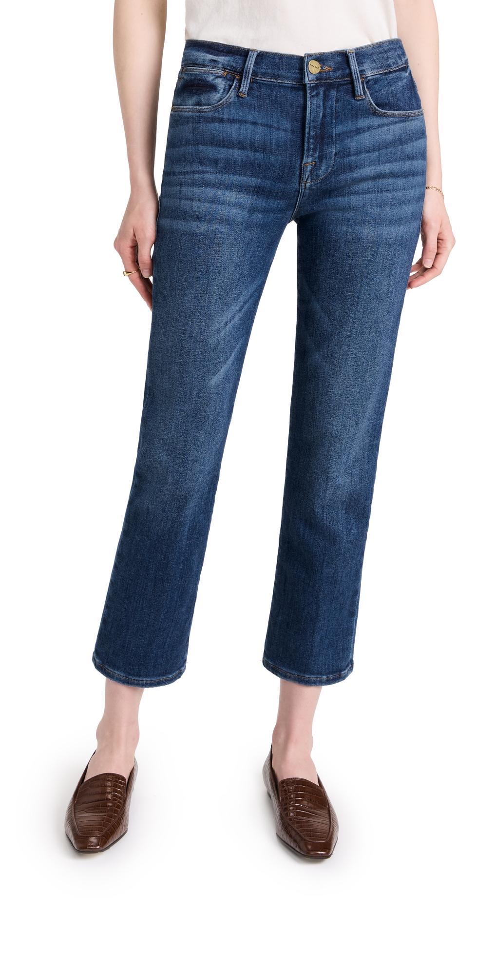 FRAME Le High Ankle Straight Leg Jeans Product Image