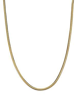 Zo Chicco 14K Gold Flat Snake Chain Necklace Product Image