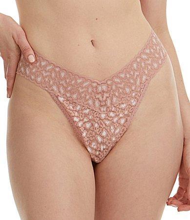 Hanky Panky Cross Dyed Leopard Original Rise Thong Product Image